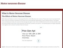 Tablet Screenshot of motorneuronedisease.org